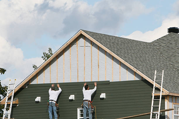 Professional Wood Siding technician working in Akron, PA